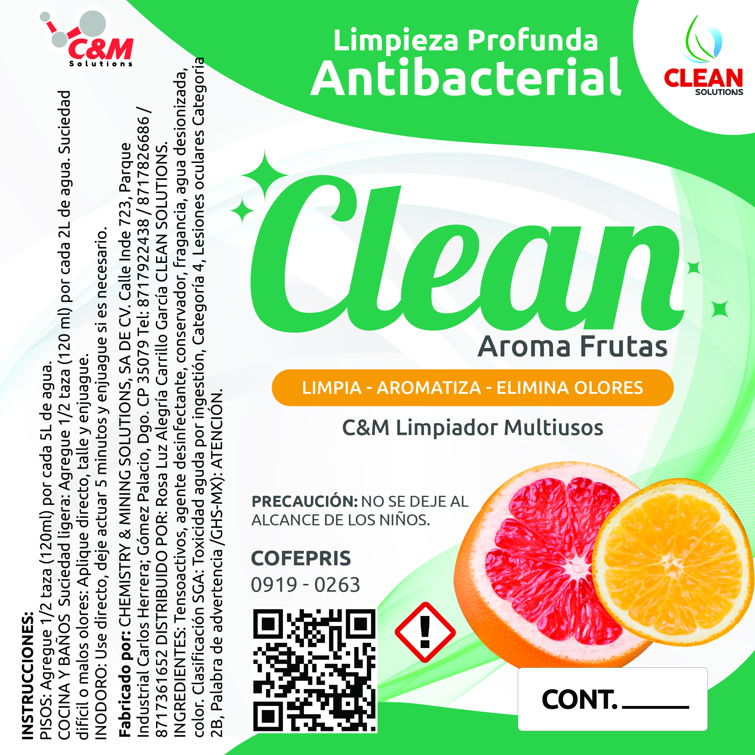 Imagen de producto Clean Aroma Frutas