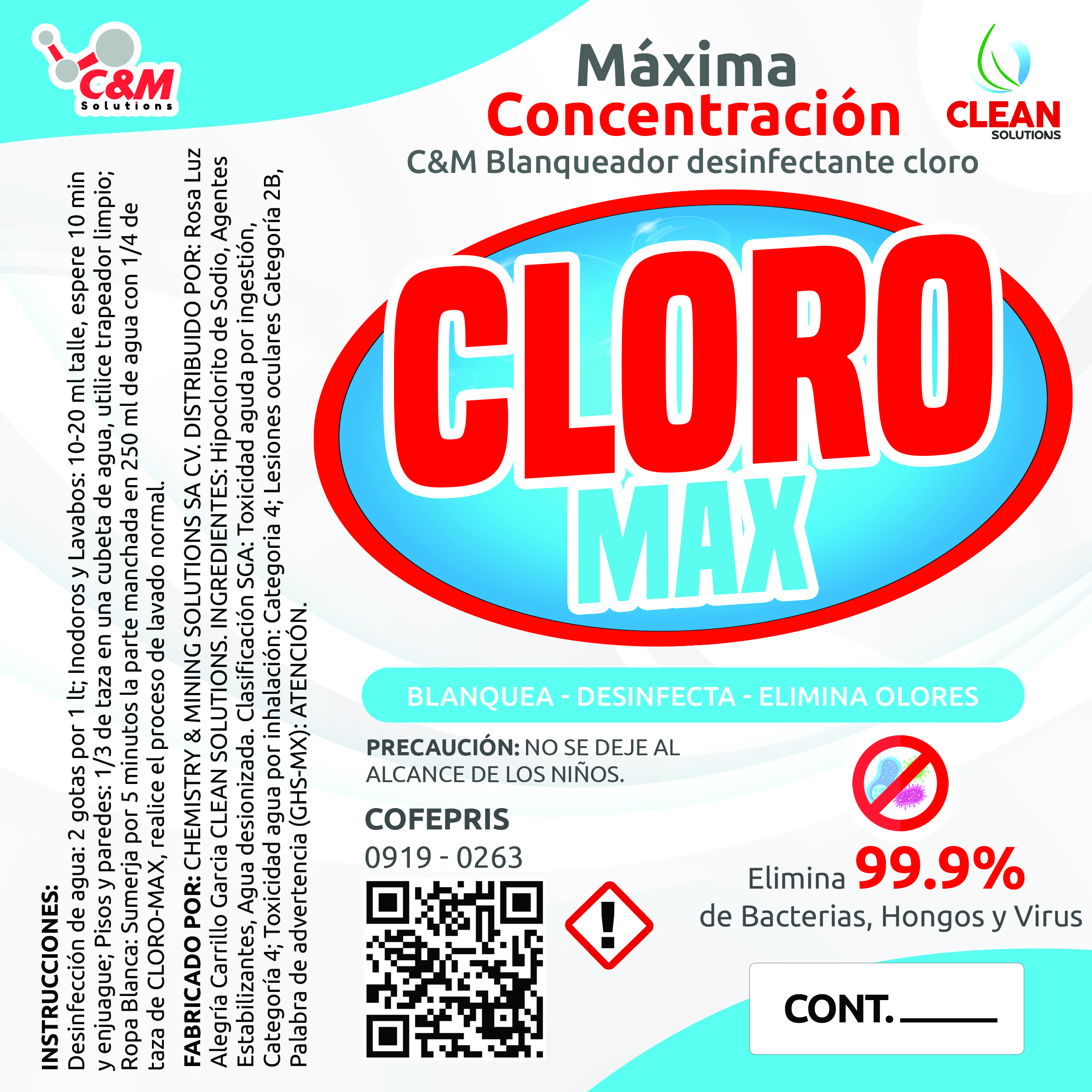 Imagen de producto Cloro Max