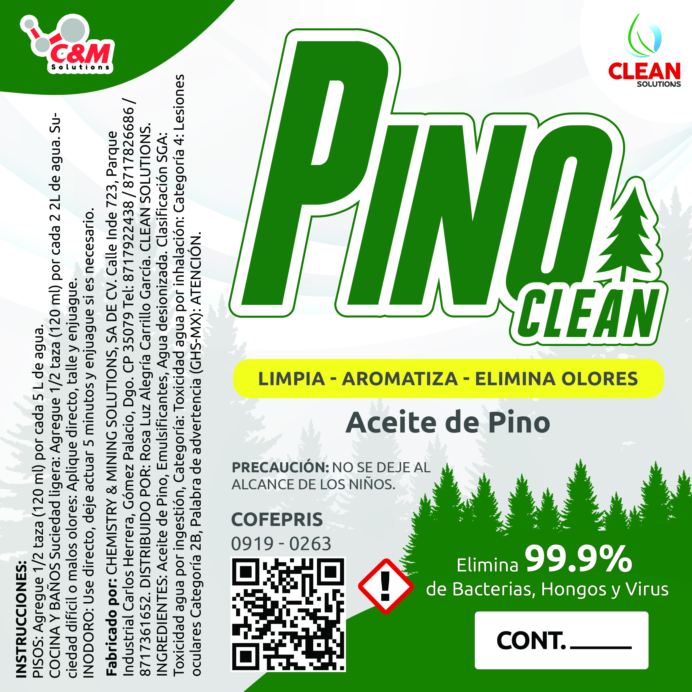 Imagen de producto Pino Clean